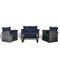 Nestl 4 Piece Premium Patio Furniture Wicker Conversation Set